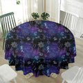 Reiki Energy Pattern Print Waterproof Round Tablecloth