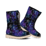 Reiki Energy Pattern Print Winter Boots