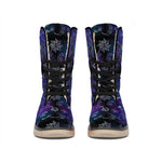 Reiki Energy Pattern Print Winter Boots