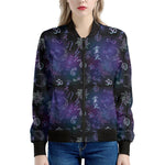 Reiki Energy Pattern Print Women's Bomber Jacket
