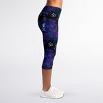 Reiki Energy Pattern Print Women's Capri Leggings