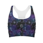 Reiki Energy Pattern Print Women's Sports Bra