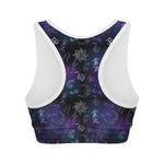 Reiki Energy Pattern Print Women's Sports Bra
