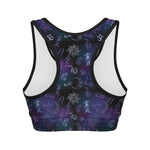 Reiki Energy Pattern Print Women's Sports Bra