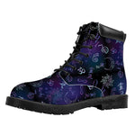 Reiki Energy Pattern Print Work Boots