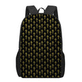Religious Cross Pattern Print 17 Inch Backpack