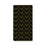 Religious Cross Pattern Print Baby Crib Sheet