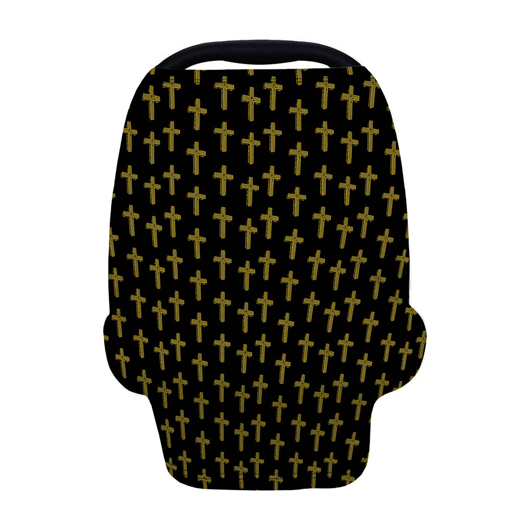 Religious Cross Pattern Print Baby Seat Cover