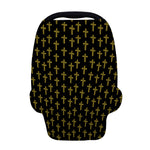 Religious Cross Pattern Print Baby Seat Cover