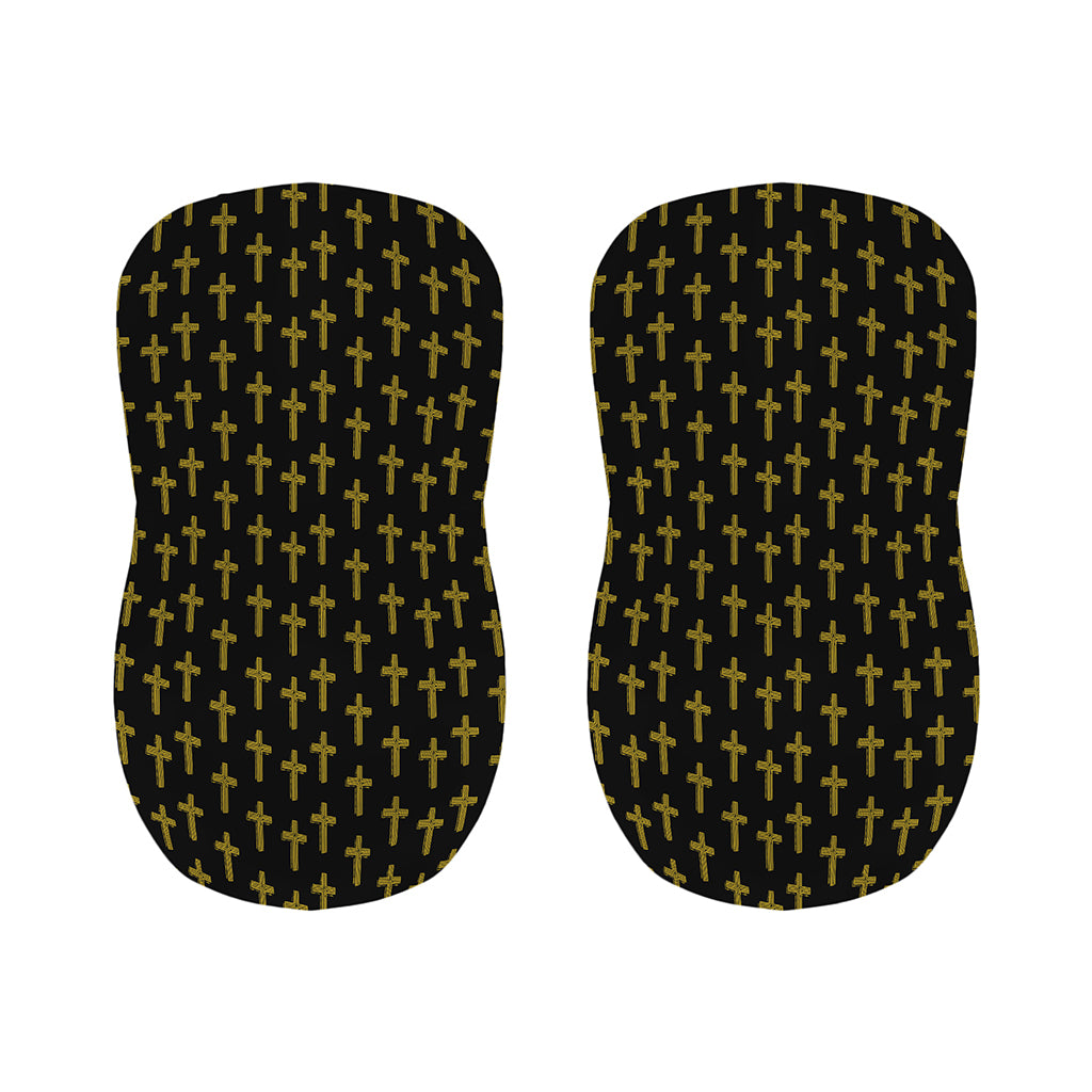 Religious Cross Pattern Print Bar Stool Covers