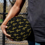 Religious Cross Pattern Print Basketball