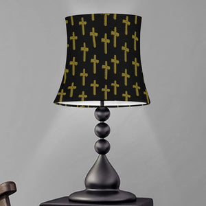 Religious Cross Pattern Print Bell Lamp Shade