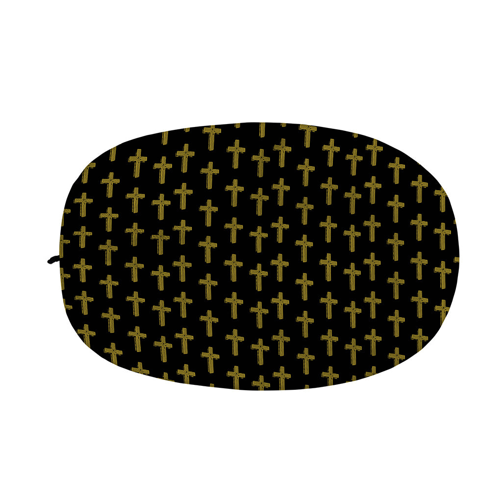 Religious Cross Pattern Print Car Side Mirror Covers