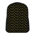 Religious Cross Pattern Print Casual Backpack