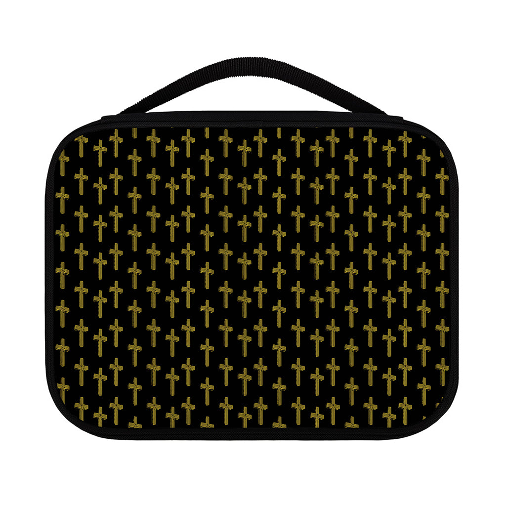 Religious Cross Pattern Print Classic Bible Case
