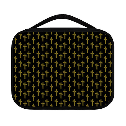 Religious Cross Pattern Print Classic Bible Case