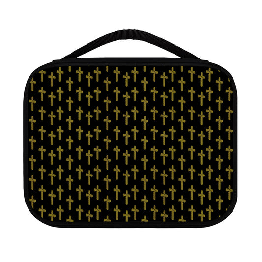 Religious Cross Pattern Print Classic Bible Case