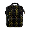 Religious Cross Pattern Print Diaper Bag