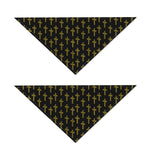 Religious Cross Pattern Print Dog Bandana