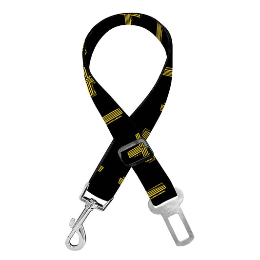 Religious Cross Pattern Print Dog Seat Belt