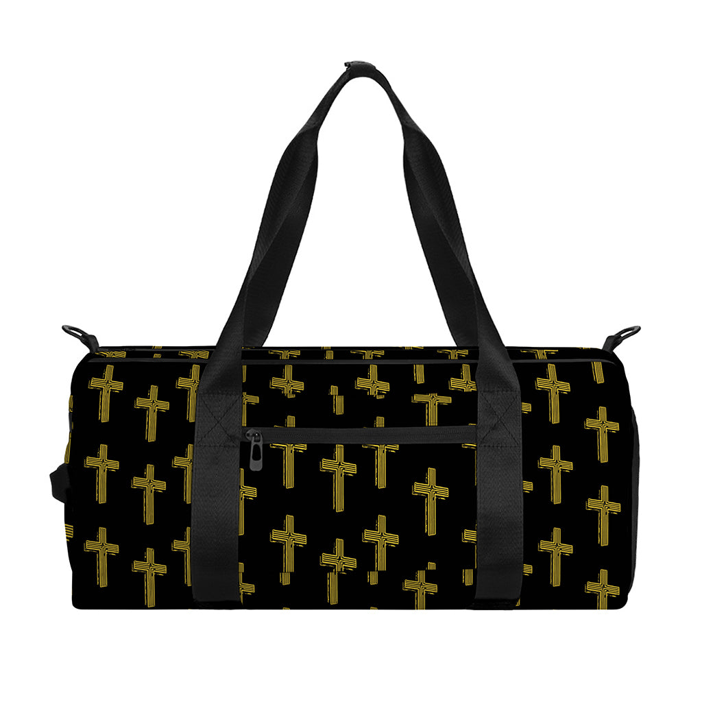 Religious Cross Pattern Print Gym Bag