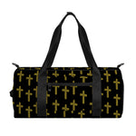 Religious Cross Pattern Print Gym Bag