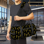 Religious Cross Pattern Print Gym Bag