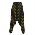 Religious Cross Pattern Print Hammer Pants
