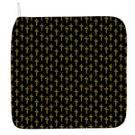 Religious Cross Pattern Print Hand Towel