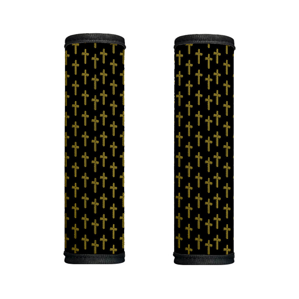 Religious Cross Pattern Print Handle Covers