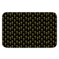 Religious Cross Pattern Print Indoor Door Mat