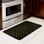 Religious Cross Pattern Print Kitchen Mat