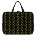 Religious Cross Pattern Print Laptop Sleeve With Handle