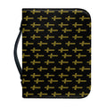 Religious Cross Pattern Print Leather Bible Cover