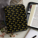 Religious Cross Pattern Print Leather Bible Cover