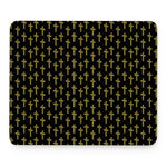 Religious Cross Pattern Print Mouse Pad