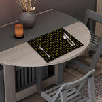 Religious Cross Pattern Print Placemat