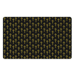 Religious Cross Pattern Print Polyester Doormat