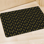 Religious Cross Pattern Print Polyester Doormat