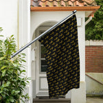 Religious Cross Pattern Print Polyester Flag