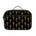 Religious Cross Pattern Print Portable Lunch Bag