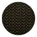 Religious Cross Pattern Print Round Blanket