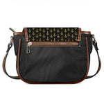 Religious Cross Pattern Print Saddle Bag