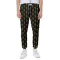 Religious Cross Pattern Print Joggers