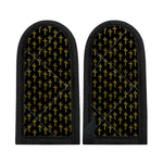 Religious Cross Pattern Print Skillet Handle Cover