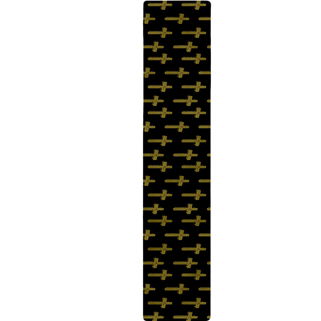 Religious Cross Pattern Print Table Runner
