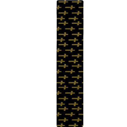 Religious Cross Pattern Print Table Runner