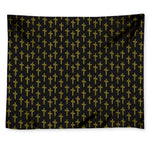 Religious Cross Pattern Print Tapestry