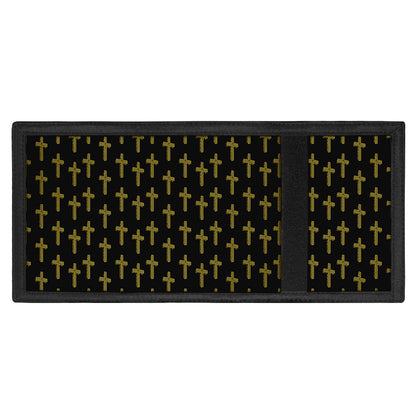 Religious Cross Pattern Print Trifold Wallet