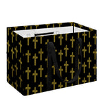 Religious Cross Pattern Print Utility Tote Bag